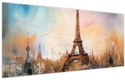 Kép - Az Eiffel-torony festménye (120x50 cm)