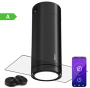 Klarstein Beretta Premium Smart, sziget páraelszívó, 544 m³/h, alkalmazás, elszívás/légkeringetés, LED, aktívszenes szűrő