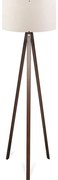 Állólámpa AYD 1xE27/40W/230V barna/krémszínű