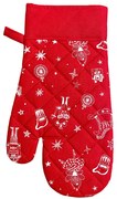 Karácsonyi piros kesztyű TiaHome