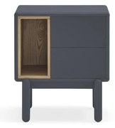 Sötétszürke éjjeliszekrény Corvo - Teulat