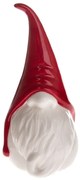 Porcelán karácsonyi dekoráció LED fénnyel, 15 cm - Dakls