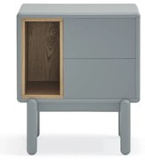 Kék-szürke éjjeliszekrény Corvo – Teulat