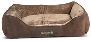 Barna plüss fekhely kutyáknak 70x90 cm Scruffs Chester XL – Plaček Pet Products