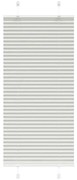 pliszírozott redőny világosszürke 60x150 cm szövetszélesség