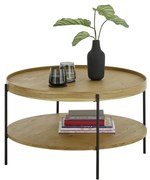 FURNI tölgy dohányzóasztal