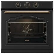 Beépíthető sütő Gorenje Classico fekete BOS67372CLB