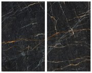 Edzett üveg tűzhely fedőlap szett 2 db-os 52x30 cm Marble – Allstar