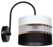 Fali lámpa CORAL 1xE27/60W/230V fekete