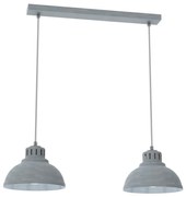 Csillár zsinóron SVEN 2xE27/15W/230V szürke