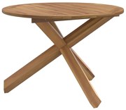 tömör tíkfa kerti asztal Ø109 x 74 cm
