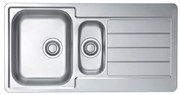 ALVEUS 1082440 - LINE konyhai mosogató 98x50 cm matt acél/szatén