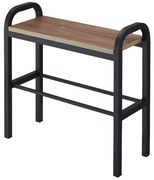 Fekete-natúr színű fém cipőtartó Tower – YAMAZAKI