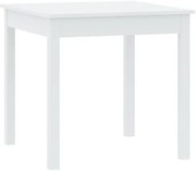 SENDI Étkezőasztal Fehér Színben. 80x80 cm.