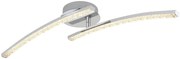 Globo JULES 67169-12IP mennyezetlámpa kristály dekorral, 12W LED, 2700-4000-6000K, 720 lm, IP44