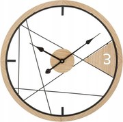 Falióra Függő Kerek Mdf Modern Geometrikus Nagy Ø 60 cm