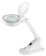 LED Asztali lámpa nagyítóval LED/6W/230V fehér