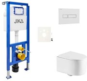 Falra szerelhető WC garnitúra világos falakhoz / fal előtti SAT SIKOJSTOR72