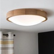Brilagi-LED RGBW Dimmelhető mennyezeti lámpa CARVALHO SLIM 2xE27/15W/230V Wi-Fi tölgy átm. 37 cm