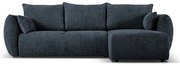 Sötétkék sarokkanapé (jobb oldali) Matera – Cosmopolitan Design