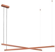 Argon 8837 - LED Csillár zsinóron MIAMI LED/74W/230V 3000K barna