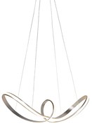 Design lógólámpa acél, fényerőszabályozóval, LED-del - Viola Due