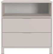 Krémszínű gyerek komód 89x92x54 cm Alkmaar – Germania