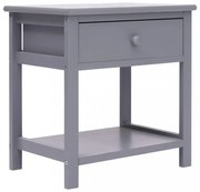 szürke császárfa éjjeliszekrény 40 x 29 x 42 cm