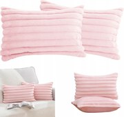 2 Db-os Pihe-puha Díszpárnahuzat Szett Kanapéra 30X50CM Rózsaszín