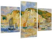 Kép - Auguste Renoir, Sea and Cliffs, reprodukciók (90x60 cm)