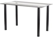 Riona 120 cm szögletes üveg étkezőasztal