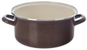 Orion Brown zománcozott lábas peremmel, 5 l, 5 l