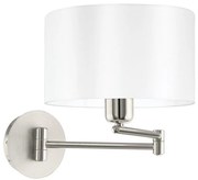 Eglo 33269 - Fali lámpa PASTERI 1xE27/60W/230V matt króm/fehér