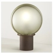 SIRU - Asztali lámpa FLORET 1xE14/40W/230V barna/szürke Velencei üveg