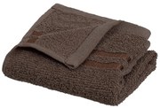 Barna frottír pamut törölköző 30x50 cm Simple – Casa Selección