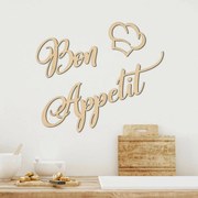 DUBLEZ | Fa felirat a konyhába - Bon Appetit