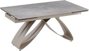 Luigi kerámia kihúzható asztal 160–240 cm, szürke márvány/kasmír színben