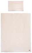 Bézs pamutkeverék gyerek ágyneműhuzat babaágyhoz 100x135 cm Frosty Almond – Roba