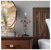 ONLI - Asztali lámpa COLLANA 1xE14/6W/230V 40 cm bronz