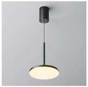 Maytoni P076PL-L12W3K-B - LED Csillár zsinóron PLATO LED/12W/230V 3000K fekete