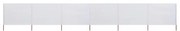 homokfehér szövet 6-paneles szélfogó 800 x 120 cm