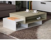 Kávésasztal TAB 32x105 cm bézs/fehér