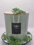 Nagy Gyertya Illatgyertya 15x15cm 720g Triple Mint
