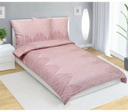 Bellatex Ornament szatén ágyneműhuzat régi rózsaszín, 140 x 220 cm, 70 x 90 cm