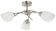 Lamkur Felületre szerelhető csillár DONNA 3xE27/60W/230V nikkel LA45498