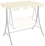 krémszínű csere ponyva kerti hintaágyhoz 188/168 x 145/110 cm