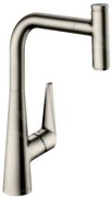 Hansgrohe Talis Select M51, mosogató csaptelep M5115-H300 kihúzható spray-vel, sBOX, rozsdamentes megjelenés, HAN-73853800