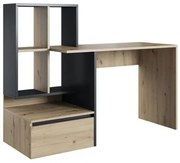 PC asztal Paca 2 (artisan tölgy + antracit). 1048465