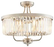 Endon 90264 - Felületre szerelhető CHESTERFIELD csillár 3xE14/6W/230V átmérő 45 cm, fényes króm