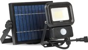 Kobi LED kültéri napelemes reflektor szenzorral LED/10W/3,7V 6500K IP65 2200 mAh KB0166